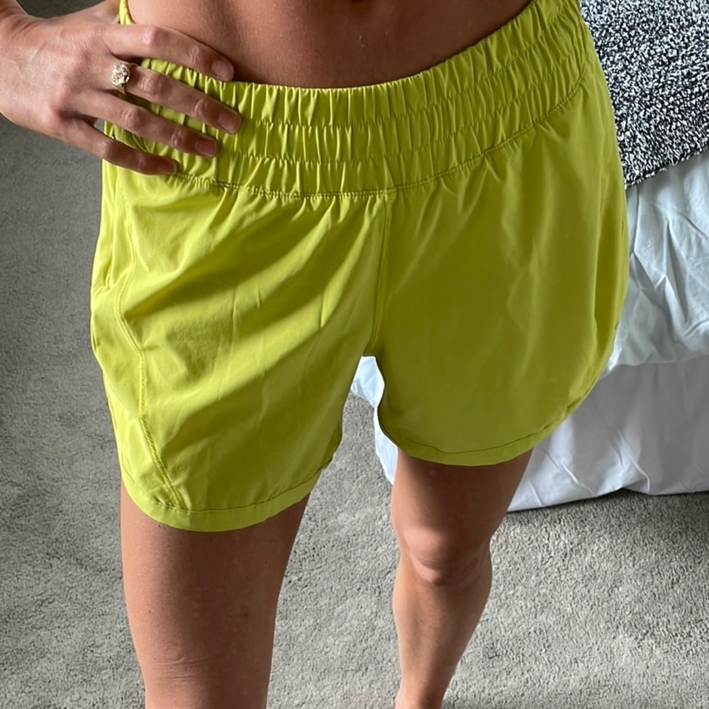 Lululemon Athletica Green Athletic Shorts